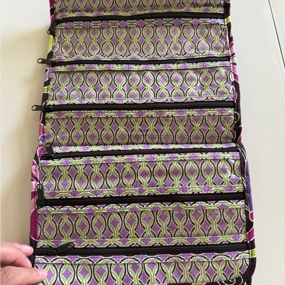 Vera Bradley Floral Quilted travel jewelry case - Picture 6 of 11